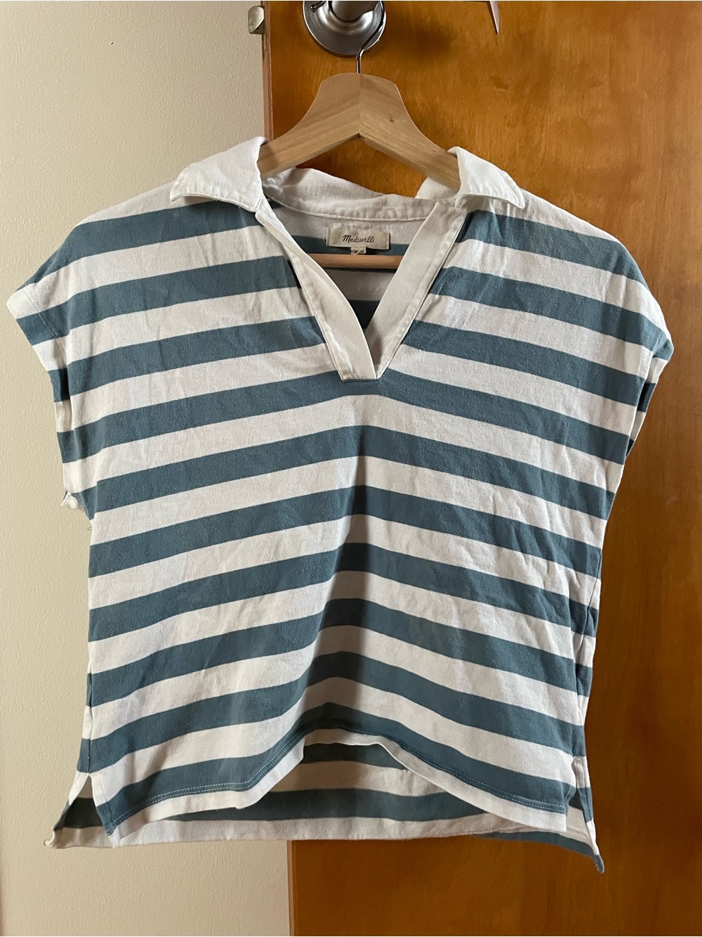 Madewell Striped Polo Tee
